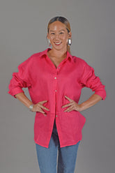 Linen Boyfriend Shirt